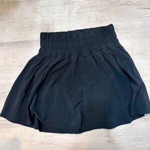CRZ Yoga Black Pleated Mini Skort Running Pickleball Tennis Athletic M